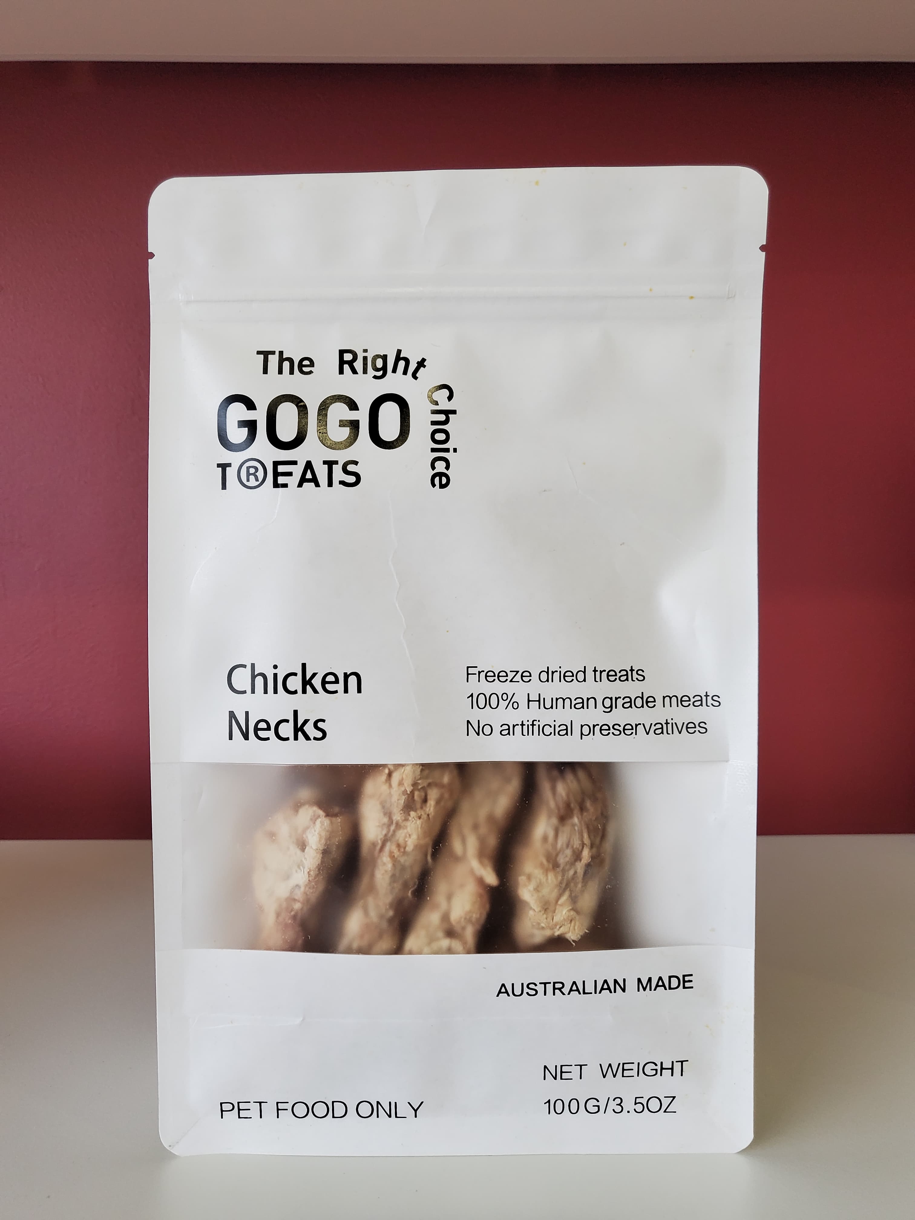 Freeze Dried Chicken Necks
